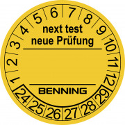 Benning Prüfplaketten (756212) Zubehör Gesamt